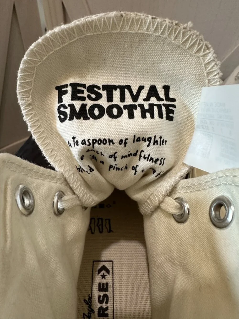 Converse Chuck 70 High Festival Florals Desert Sand Sneakers Size 7 - Picture 11 of 11